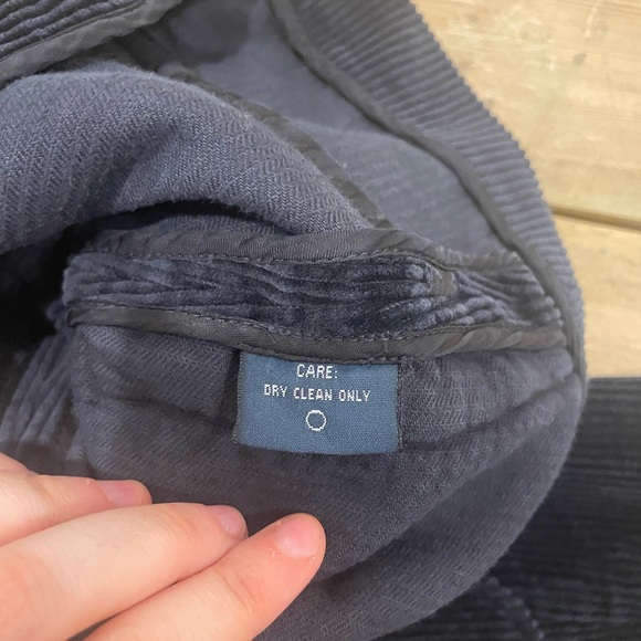 Vintage Blue Label Ralph Lauren navy corduroy blazer size 10 - Picture 4 of 4